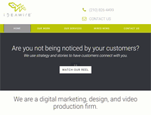 Tablet Screenshot of ideawire.com